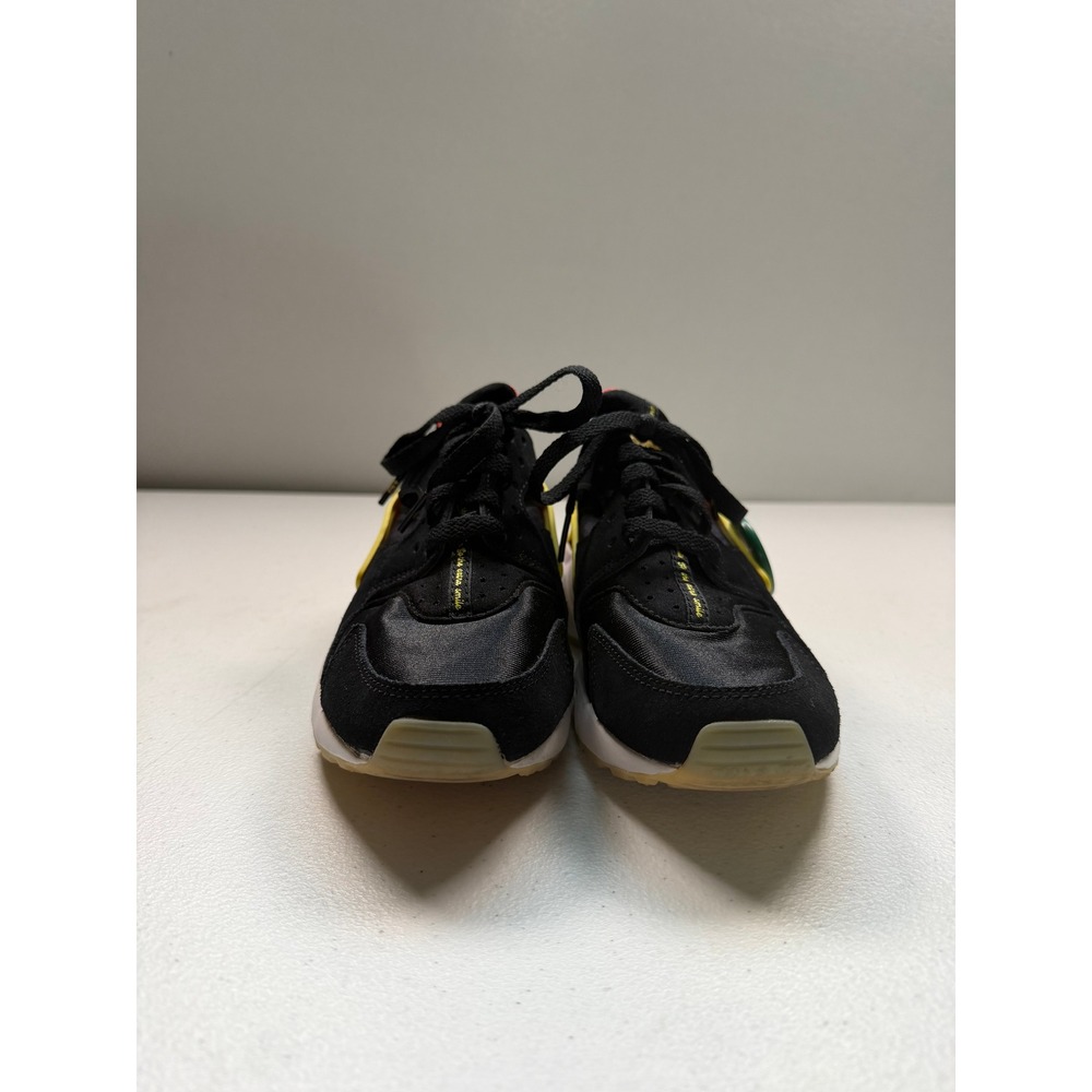 Nike Air Huarache Go The Extra Smile Black Yellow Red DO5873-001 Mens 6.5